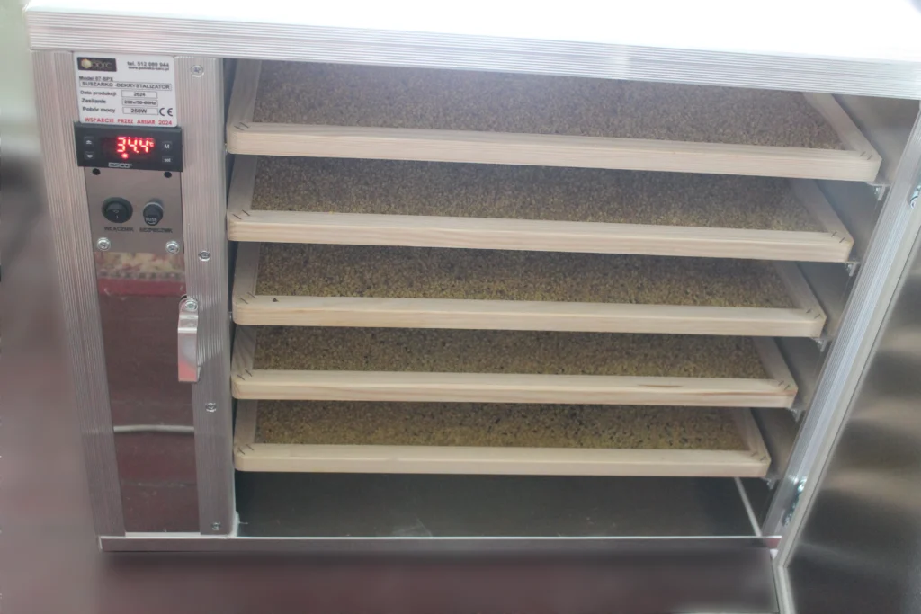 suszenie pyłku pszczelego